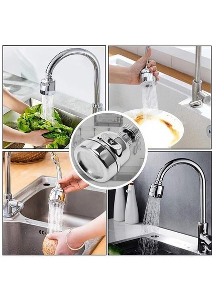 SN-27115 3 Kademeli Tasarruflu Musluk Başlığı 360 Derece modelleri