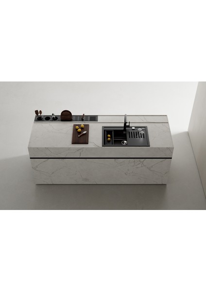 - Nova 80 Ws-Tg Black - Ankastre Kumanda Sifonlu Granit Eviye - Siyah - 79 cm - 115230057 indirimleri