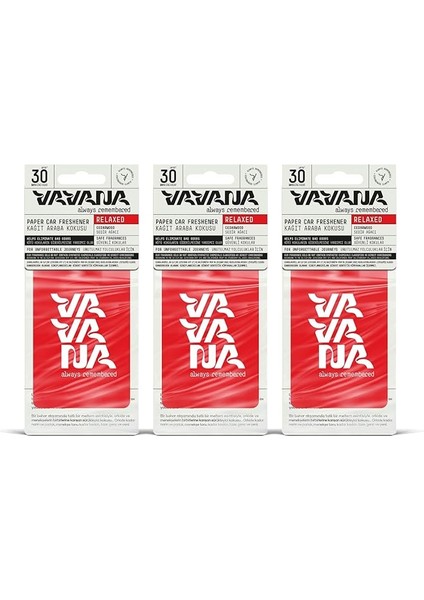 Kağıt Araba Kokusu, Asma Oto Kokusu 3'lü Set | 30 Gün Etkili (Sedir Ağacı)