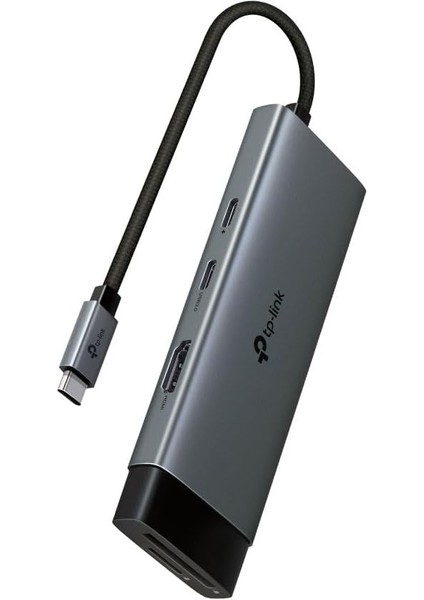 UH7020C, 4K 60Hz Hdmı, Gigabit RJ45 Port, 100W Hızlı Şarj, Sd ve Microsd Kart Yuvası, 5gbps Data Transfer Hızı, 7'si Bir Arada Usb-C Hub