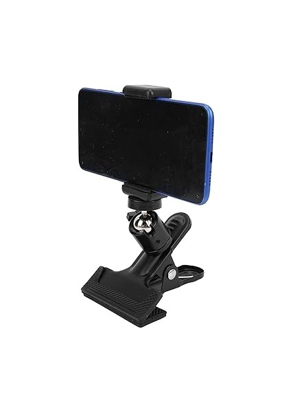 Guitar Bass Ukulele Headstock Cell Phone Holder, Metal Guitar Bass Phone Holder Live Broadcast Bracket Ukulele Headstock Phone Clip For Close Up Home Music Recording indirimleri