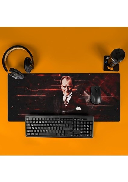 Atatürk Tasarımlı Ay Yıldız 70X30 Mousepad - Mouse Pad - Fare Altlığı indirimleri