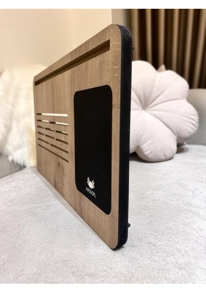 Foldaway Telefon ve Tablet Bölmeli Katlanır Ayaklı Laptop Sehpası Notebook Bilgisayar Çalışma Masası fiyatları