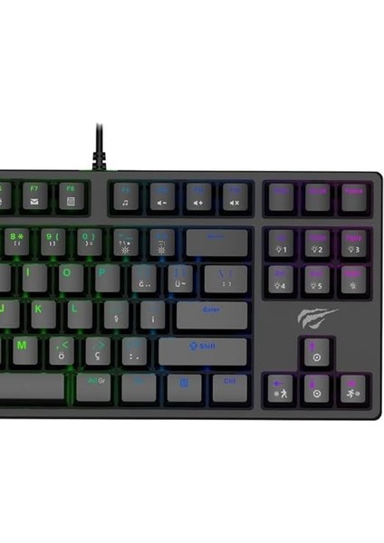 Gamenote KB890L Türkçe Q Mekanik Oyuncu Klavyesi - Siyah fırsatları