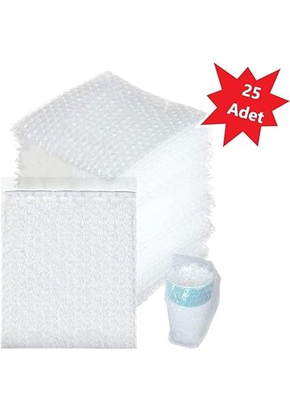 Patpat Torba, Bantlı Baloncuklu Torba-Zarf 20CM (En) x 30CM(BOY)+5CM(KAPAK) 25 Adet fırsatları