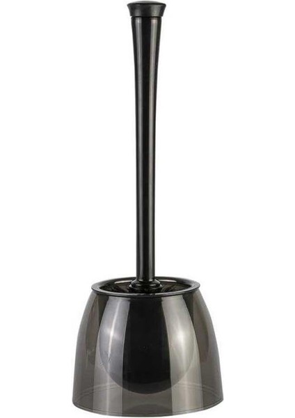 Neon Tuvalet Fırçası Gövde Şeffaf Siyah Sap Opak Siyah M-E19-25-06