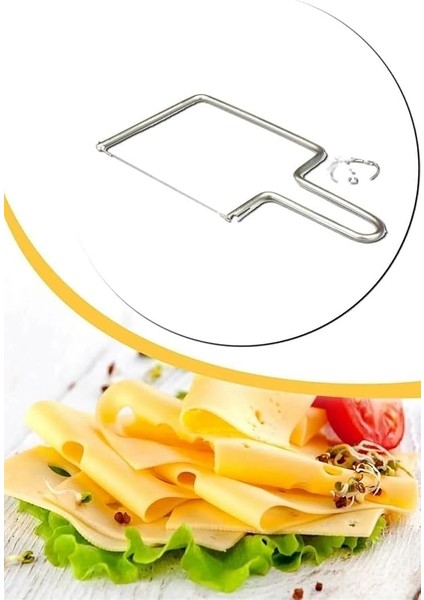 Paslanmaz Peynir Dilimleyici Peynir Kesme Dilimleme 1 Adet Yedek Telli fırsatları
