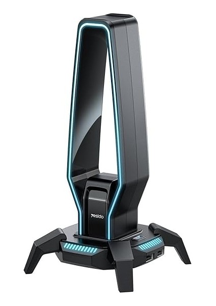X-Base Kulaklık Için Stand Rgb Işıklı 3xusb Hub Çoklayıcı Port Ps5 ve Gamepad Standı 3,5mm Jack indirimleri
