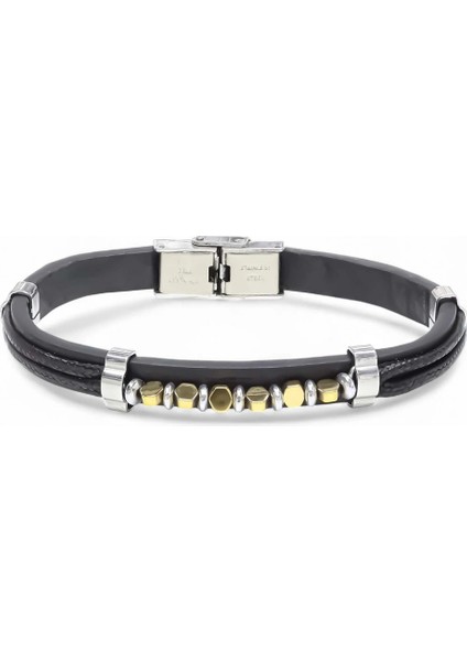 Sarı Renk Hematit Taşlı Deri Bileklik 33511G6D2M fiyatları