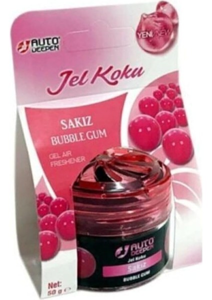 Auto Deepen Jel Oda Araç Kokusu Ev-Iş-Oto-Wc-Banyo Sakız Kokusu
