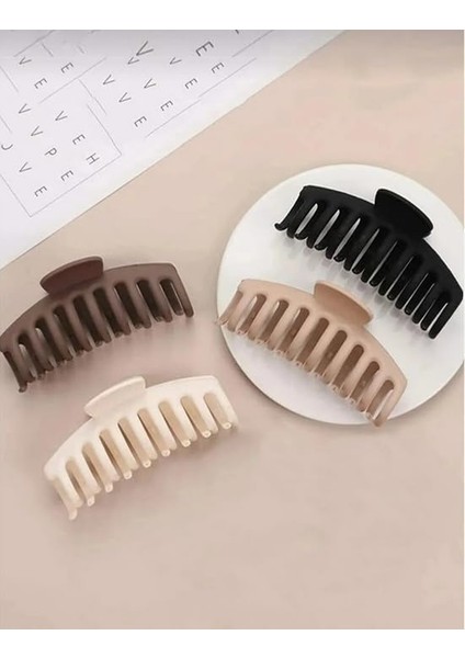 Mandal Toka Kadın Siyah Kahve Kadın Çocuk Mandal Toka, Lastik Toka Seti, Toka Organizer, Toka, Kız Çocuk Toka, Kadife Toka (11CM) 4'lü Set fiyatları