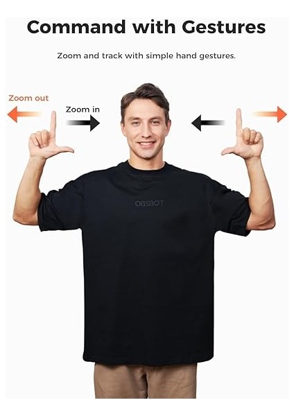 Tiny 2 Lite Web Kamerası 4K Ptz, Yapay Zeka Izleme ve Otomatik Odaklama, 1/2 Inç Sensörlü Web Kamerası, Hareket Kontrolü, 60 Fps, Hdr Işık Düzeltme, Pc Için Web Kamerası, Akış, Toplantı Vb. indirimleri