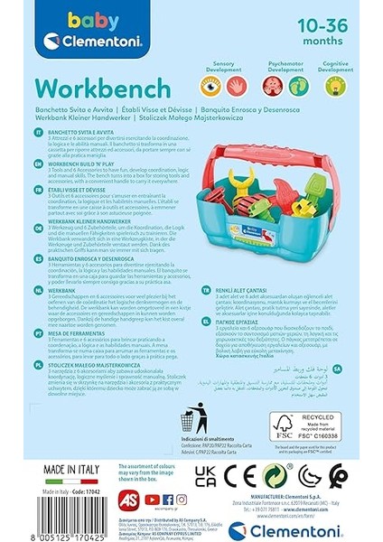 Çalışma Tezgahı Oyuncak, 17042, Renkli modelleri