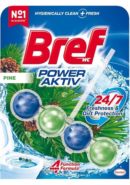 Wc Power Aktiv Çam Klozet Temizleme Topları 1 x 1 Adet , Çam 1