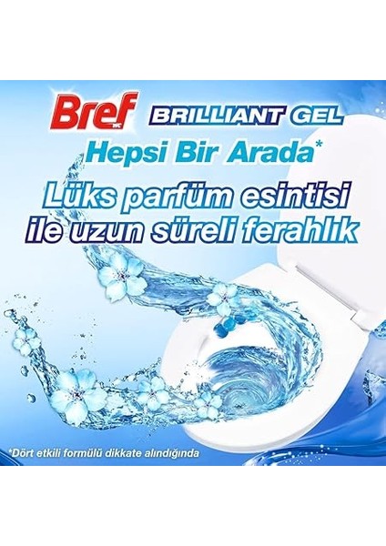 Wc Brilliant Jel Buzul Okyanus Kokulu Hepsi 1 Arada 2'li Klozet Temizleme Topu 1 x 2 Adet, Jel Buzul Okyanus 2 indirimleri