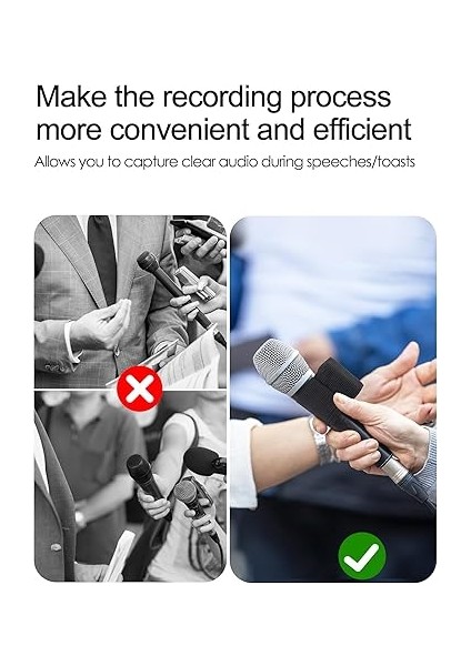 Rode Wireless Go Iı ile Uyumlu Elastik El Mikrofonu Kılıfı, Kablosuz Me, Kablosuz Pro - Konuşma, Düğün ve Röportaj Için Yumuşak Elastik Kılıf (2 Adet) modelleri