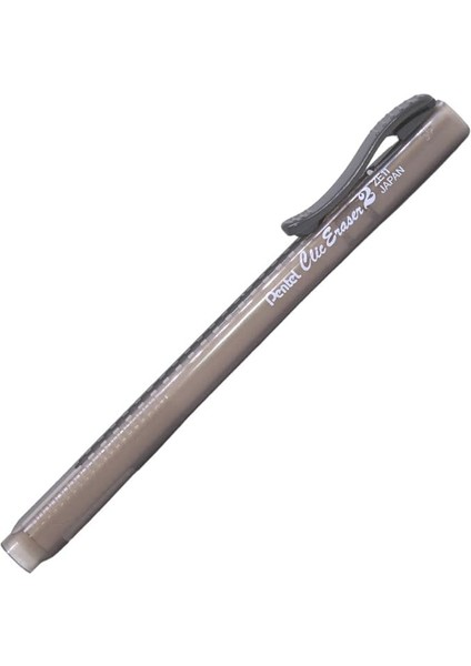 Clic Eraser 2 Sürgülü Kalem Silgi Şeffaf Gövdeli, Siyah