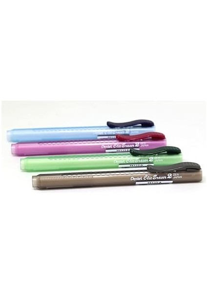 Clic Eraser 2 Sürgülü Kalem Silgi Şeffaf Gövdeli, Siyah fırsatları
