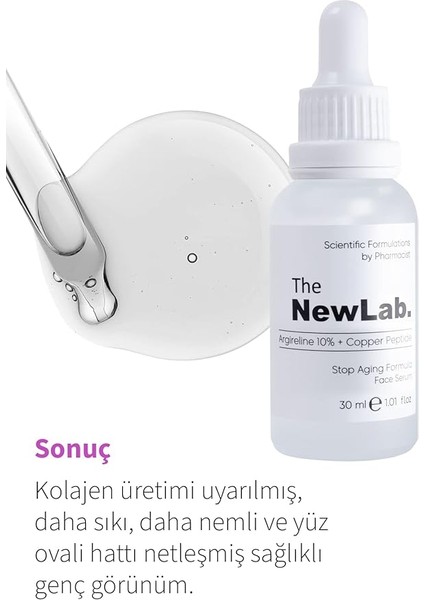 Newlab. Newlab-Kırışıklık Karşıtı Yüz Serumu 10% Argireline + Copper Peptide fırsatları