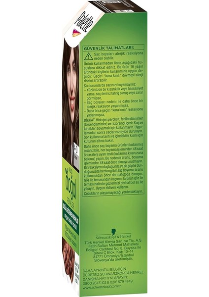 Kalıcı Doğal Renkler 4-0 Amber Kahve Saç Boyası indirimleri