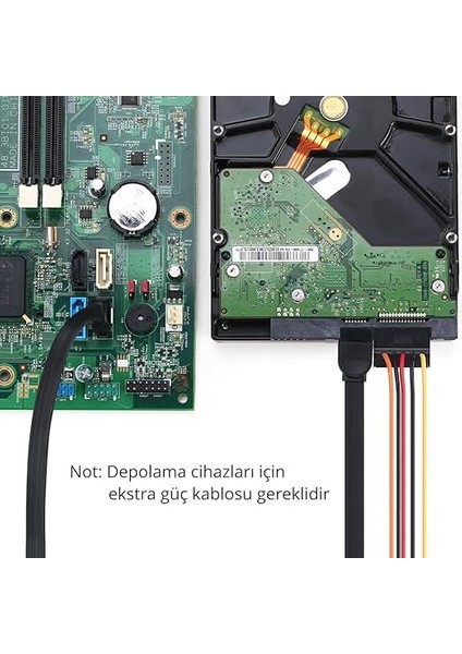 90 Derece Sata 3.0 Disk Kablosu 50 cm indirimleri