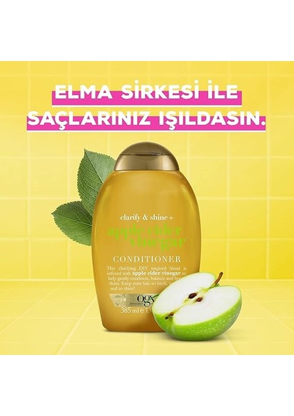 Işıltı Veren Elma Sirkesi Bakım Kremi Yağlı Saçlar Için 385 ml fiyatları