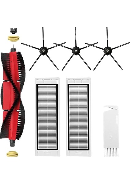 Xiaomi Roborock S5 Max S6 Max S6 Pure S6 Maxv S50 S51 S55 S60 S65 S5 S6 Elektrikli Süpürge Için Aksesuar Kiti. Roborock Ana Fırça Hepa Filtre Yan Fırçaları Için Yedek Parçalar