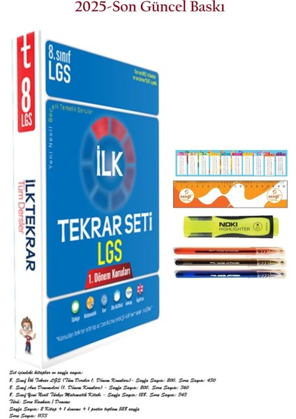 Lgs Ilk Tekrar Seti 8. Sınıf 1. Dönem Konuları