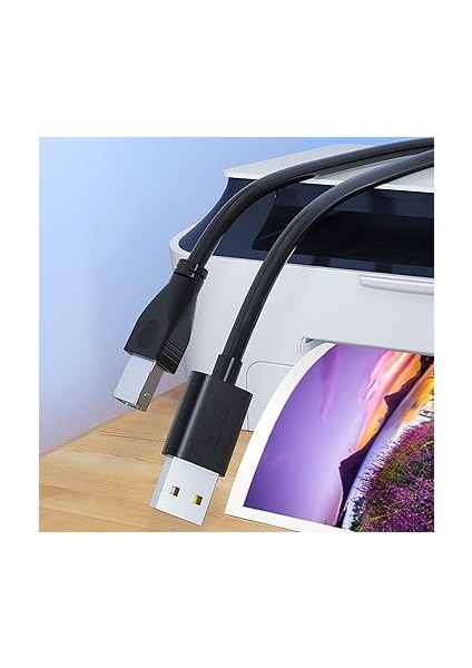 AD065 USB 2.0 Printer Data Yazıcı Kablosu 5 Metre indirimleri