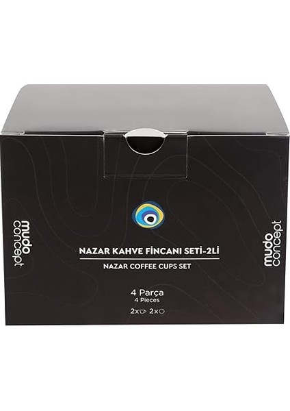 Concept Nazar Kahve Fincan Seti 2'li 90 ml fırsatları