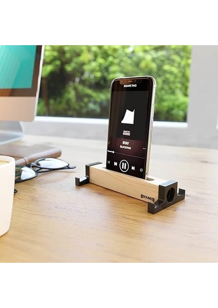 Ahşap Akustik Telefon &amp; Tablet Standı. Ses Artırma ve Sese Akustik Katma Özelliği Stero Ses Kalitesi fiyatları