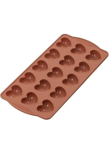 Silicolife Kalp Çikolata ve Buz Kalıbı - 15 Hazneli, Pratik, Esnek Yapılı ve Çok Yönlü - Kalp Tasarımlı Buz Küpü Kalıbı fiyatları