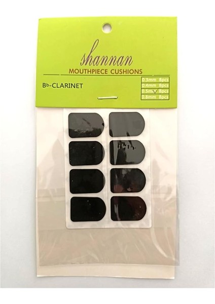 Klarnet Dişlik 0.5 mm Siyah - 8 Adet