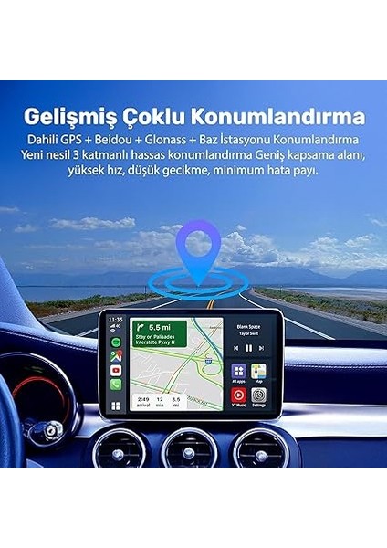 NPCP01 Sım Kartlı ANDROID13 8GB/128GB Tvbox Kablosuz Carplay indirimleri