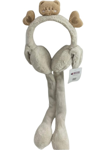 Çocuk Peluş Figürlü Oynar Kulaklı Hareketli Sesli Kışlık Kulaklık RCS.AKHV.2025 fiyatları