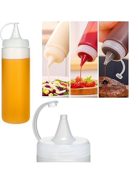 2 Adet Sos Şişesi 700 ml Plastik Yağlık Sirkelik Ketçap Mayonez Sızdırmaz Sosluk Yağdanlık modelleri
