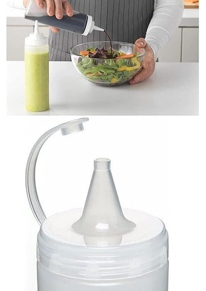 2 Adet Sos Şişesi 700 ml Plastik Yağlık Sirkelik Ketçap Mayonez Sızdırmaz Sosluk Yağdanlık indirimleri