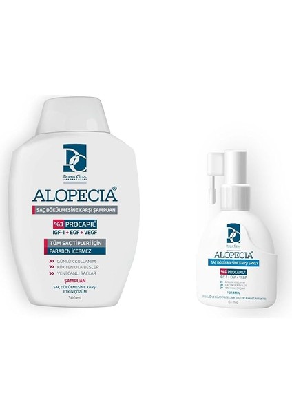 Procapil ve Igf Içerikli Serum ve Şampuan Seti (Erkek)