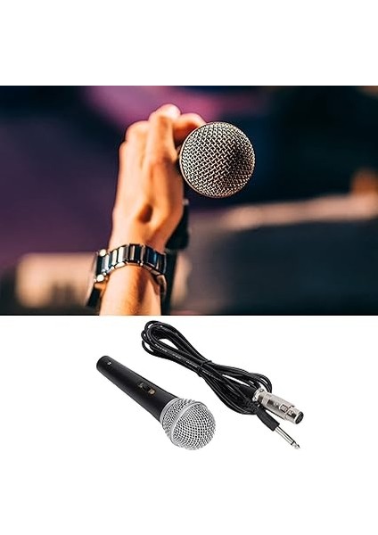 Patlamaya Dayanıklı Filtreli Yüksek Kaliteli Xlr Kondenser Mikrofon, Kayıt Için Net Ses Üremesi ve Karaoke indirimleri