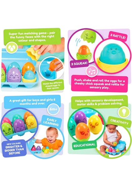 Toomies Parlak Renkli Saklambaçlı Yumurtalar Sesli 6m+ modelleri