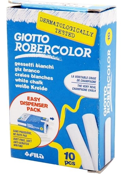 Robercolor Tebeşir, 10'lu Kutu, Beyaz indirimleri