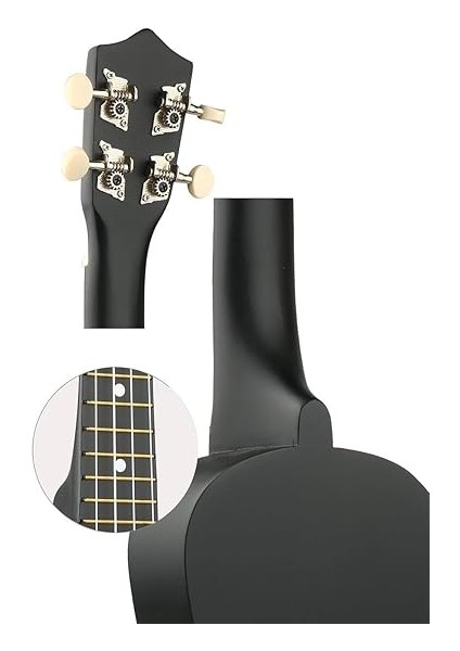 UKX-901 Bk Siyah Soprano Ukulele (Askı Çanta Metod Pena) fırsatları