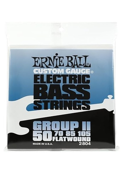 Ball Flatwound Grup Ii Elektrik Bas Telleri, Ölçü 50-105 modelleri