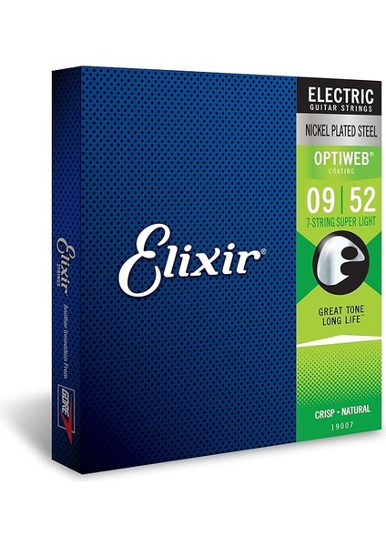 19007 Optiweb Super Light 7 Telli Elektro Gitar Teli (9-52)