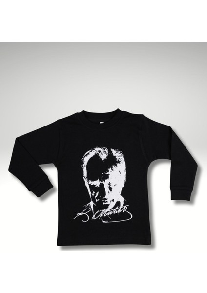 Atatürk Basklı 29 Ekim Uzun Kollu Tişört
