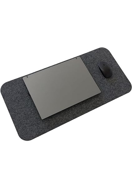 Keçe Masa Üstü Mouse Pad ve Bilgisayar Düzenleyici 70X32 cm – Antibakteriyel Mat, Doğal Keçe Mat, Masa Koruyucu Altlık, Ofis ve Ev Için Minimalist Tasarım (Koyu Gri) fırsatları