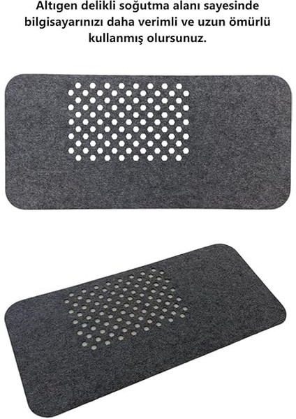 Keçe Masa Üstü Mouse Pad ve Bilgisayar Düzenleyici 70X32 cm – Antibakteriyel Mat, Doğal Keçe Mat, Masa Koruyucu Altlık, Ofis ve Ev Için Minimalist Tasarım (Koyu Gri) indirimleri