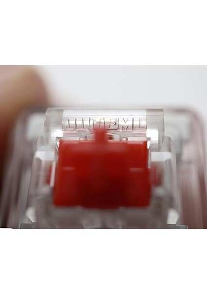 Outemu Blue ve Red Mavi ve Kırmızı Mekanik Switch Tuş Stres Atma Buton Test Anahtarlık Keycap fırsatları