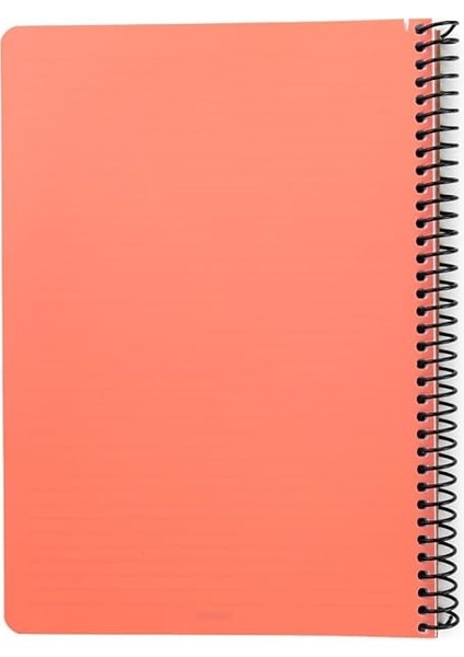 Infinity Pastel Serisi, A4, 4 Konulu (3 Kareli, 1 Çizgili) 120 Yaprak Pp Kapaklı Spiralli Defter, Pembe modelleri