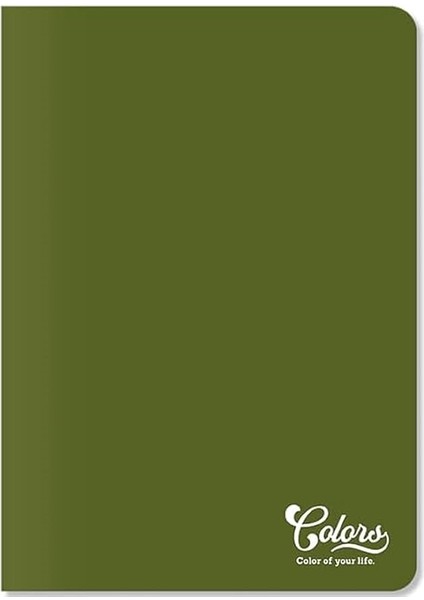 Colors A4 60 Yaprak Çizgili Defter, Yeşil